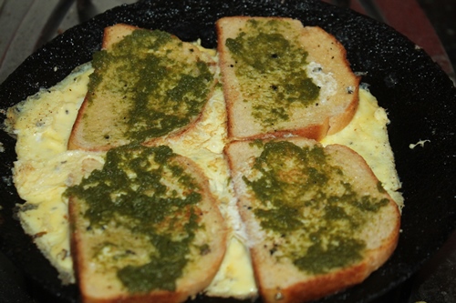 Bread Omelette   Bread Omelette Recipe - 8