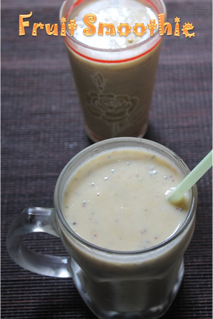 mixed fruit smoothie