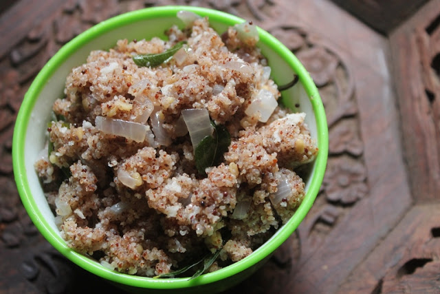 Ragi Rava Upma Recipe | Upma with Ragi Rava