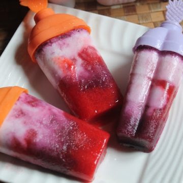 Layered Fresh Fruit Popsicles Recipe - 85