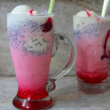 Rose Falooda Recipe