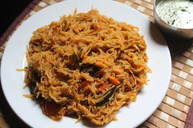 Semiya Biryani Recipe   Vermicelli Biryani Recipe - 70