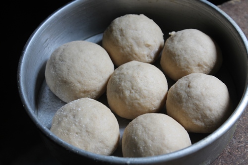 Whole Wheat Dinner Rolls Recipe  with   without eggs  - 93