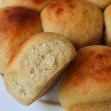 Whole Wheat Dinner Rolls Recipe  with   without eggs  - 35