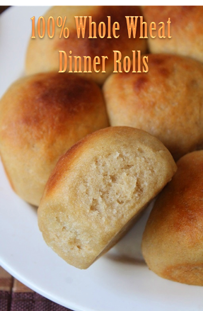 Whole Wheat Dinner Rolls Recipe  with   without eggs  - 32