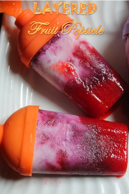 Layered Fresh Fruit Popsicles Recipe - 70