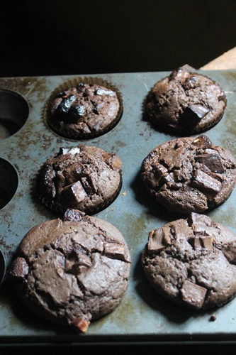 Double Chocolate Chunk Muffins Recipe - 20