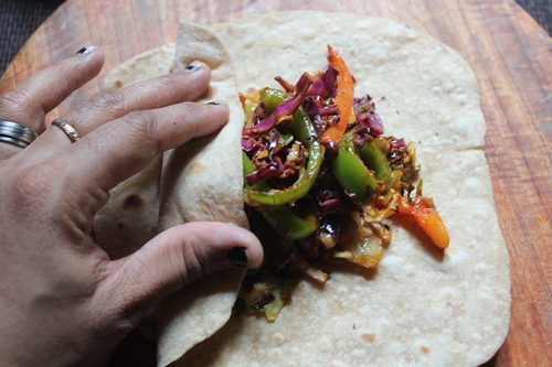 Veggie Wrap   Vegetable Wrap Recipe - 79