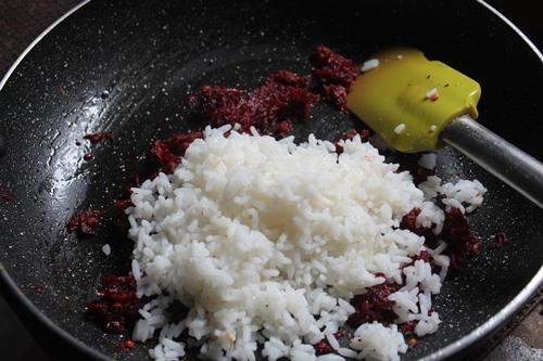 Beetroot Rice Recipe - 4