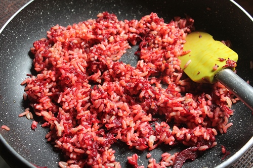 Beetroot Rice Recipe - 1