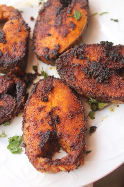 Andhra Fish Fry Recipe - Andhra Chepa Vepudu Recipe - Yummy Tummy