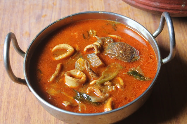 Squid curry shop