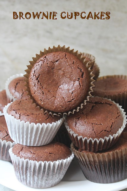 Brownie Cupcakes Recipe - Yummy Tummy