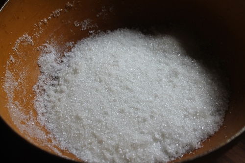 take sugar in a kadai for sugar syrup