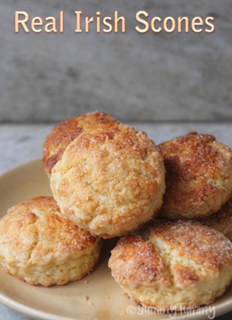 close look of scones