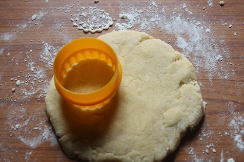 cut using cookie cutter
