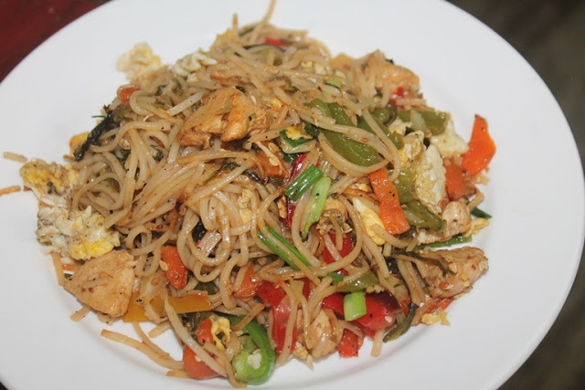 Chicken Noodles Recipe (Hakka Style) - Swasthi's Recipes