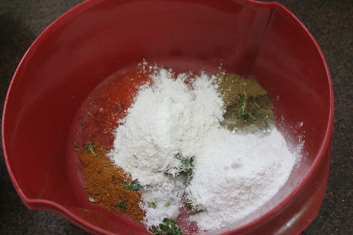 add in rice flour