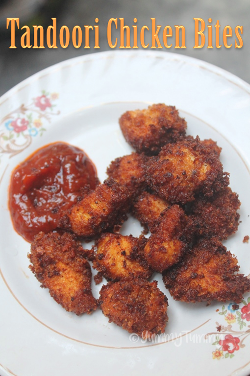 Tandoori Chicken Bites Recipe - Spicy Chicken Bites Recipe