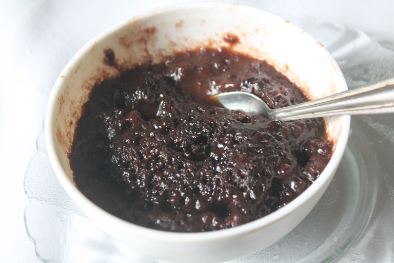 bake microwave chocolate pudding