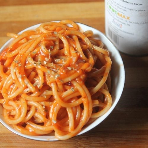 Tomato Ketchup Pasta Recipe Ketchup Spaghetti Recipe