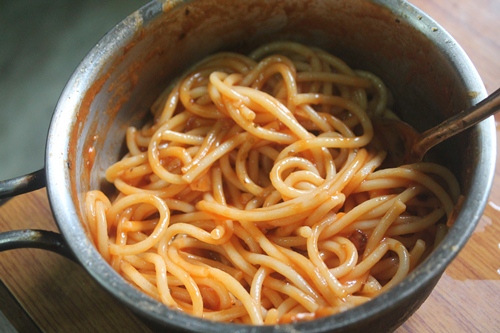 Tomato Ketchup Pasta Recipe   Ketchup Spaghetti Recipe - 49