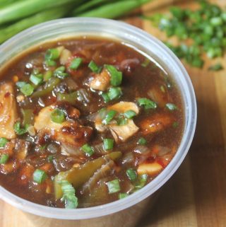 Chilli Mushroom Gravy Recipe   Indo Chinese Recipes - 83