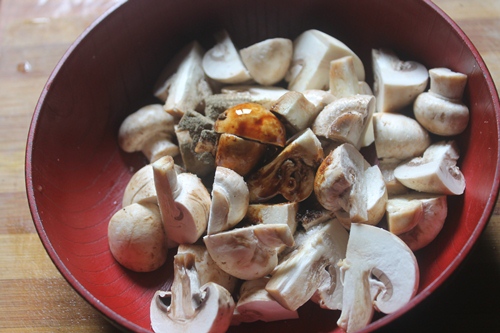 Chilli Mushroom Gravy Recipe   Indo Chinese Recipes - 36