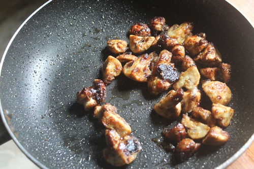 Chilli Mushroom Gravy Recipe   Indo Chinese Recipes - 49