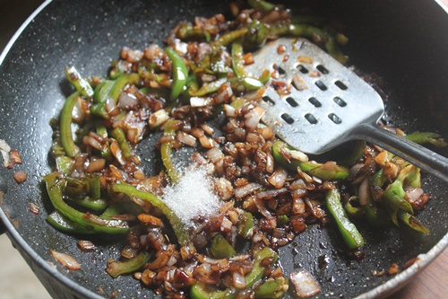 Chilli Mushroom Gravy Recipe   Indo Chinese Recipes - 71