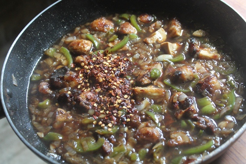 Chilli Mushroom Gravy Recipe   Indo Chinese Recipes - 37