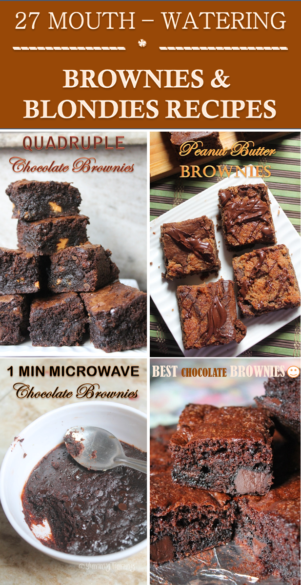 27 Mouth Watering Brownies & Blondies Recipes Brownies Recipes