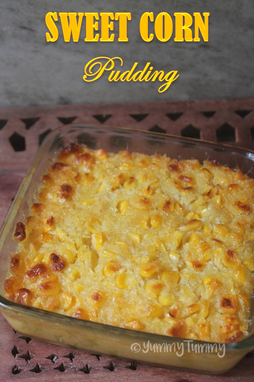 Sweet Corn Pudding Recipe   Baked Corn Pudding Recipe - 15