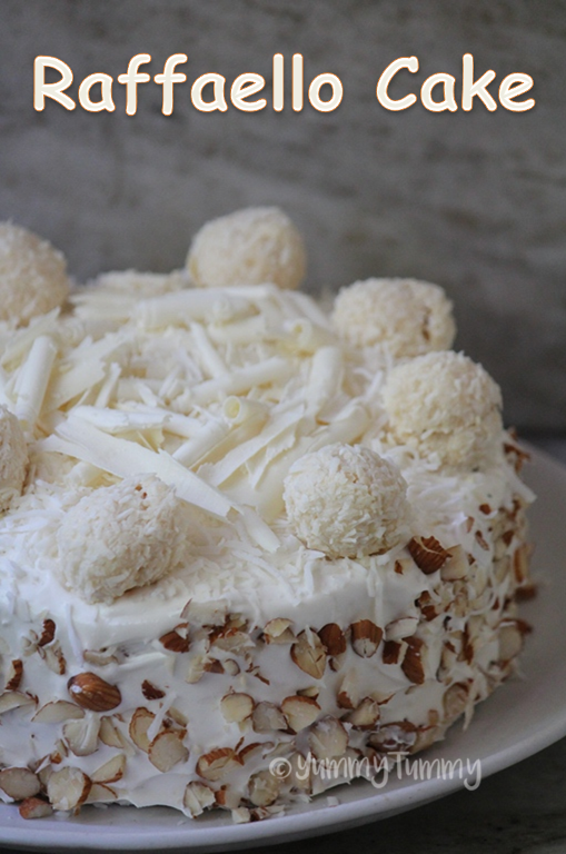 Eggless Ferrero Rocher Cake - Cook With Manali