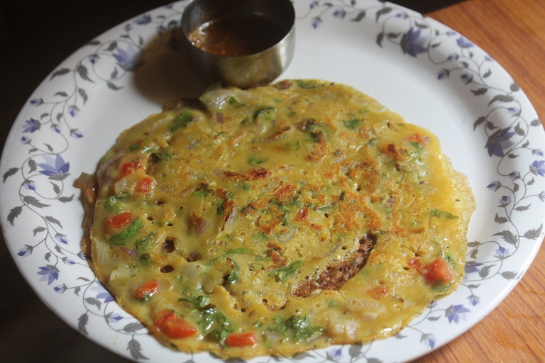 Spicy Wheat Flour Pancakes Recipe - Gavhache dhirde Recipe