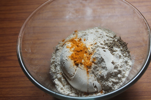 Spicy Wheat Flour Pancakes Recipe   Gavhache dhirde Recipe - 5