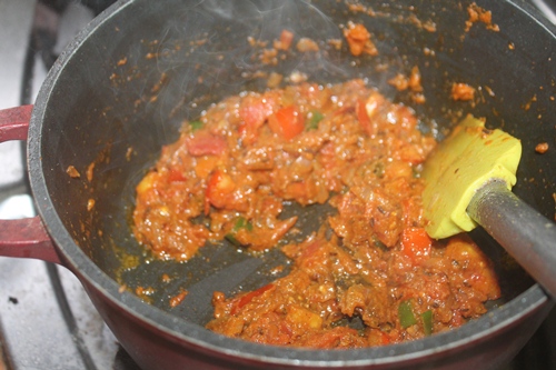 Green Peas Curry Recipe   Pattani Masala Recipe   Dried Peas Recipe - 33