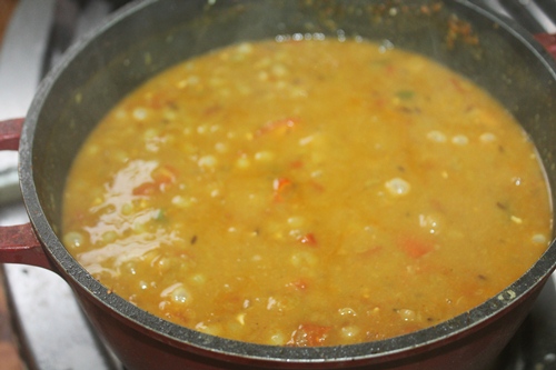 Green Peas Curry Recipe   Pattani Masala Recipe   Dried Peas Recipe - 5