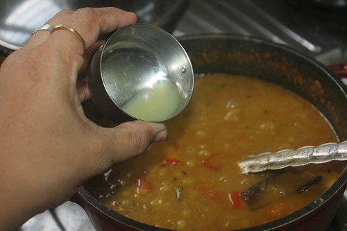 Green Peas Curry Recipe   Pattani Masala Recipe   Dried Peas Recipe - 75