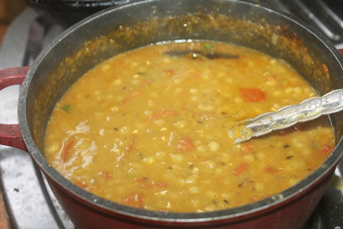 Green Peas Curry Recipe   Pattani Masala Recipe   Dried Peas Recipe - 93
