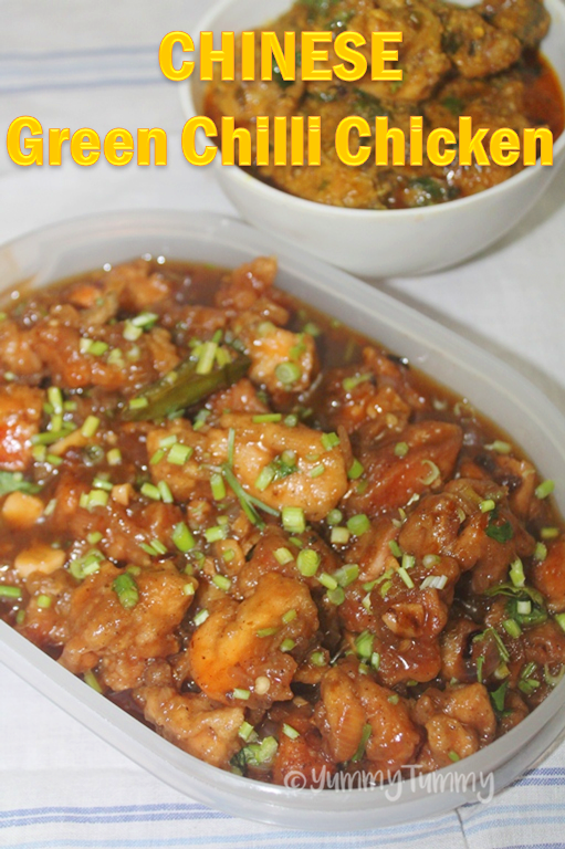 Chinese Style Green Chilli Chicken Recipe Indo Chinese Recipes