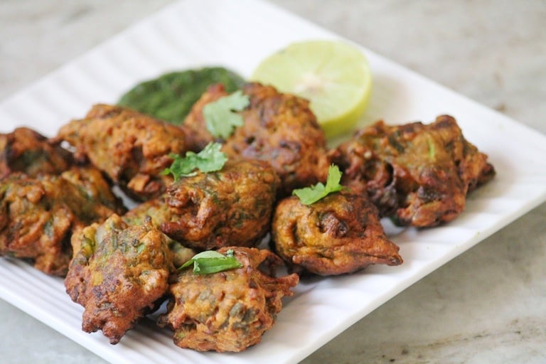 Spinach Pakora Recipe Spinach Coconut Milk Pakora Recipe