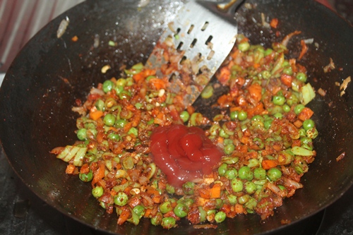Indian Style Vegetable Burger Recipe   Veg Cutlet Burger Recipe - 39
