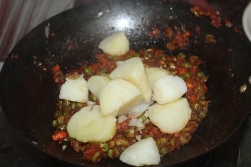 Indian Style Vegetable Burger Recipe   Veg Cutlet Burger Recipe - 91