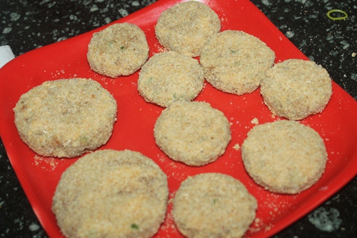 Indian Style Vegetable Burger Recipe   Veg Cutlet Burger Recipe - 61