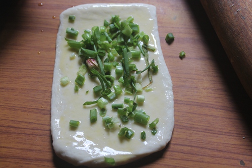 Scallion Rolls Recipe   Spring Onion Buns Recipe   Easy Dinner Rolls - 4