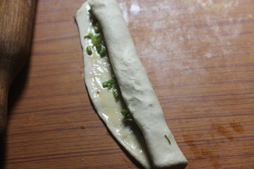 Scallion Rolls Recipe   Spring Onion Buns Recipe   Easy Dinner Rolls - 37
