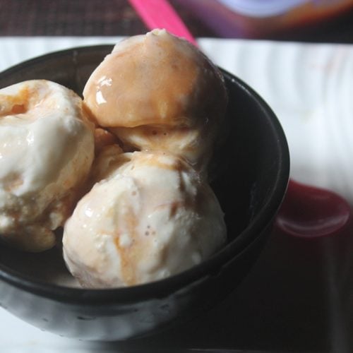 Vanilla Caramel Swirl Ice Cream Recipe No Churn Ice Cream Recipe