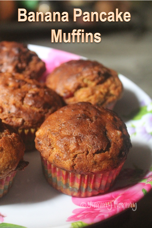 Banana Pancake Muffins Recipe Easy Breakfast Muffin Recipe