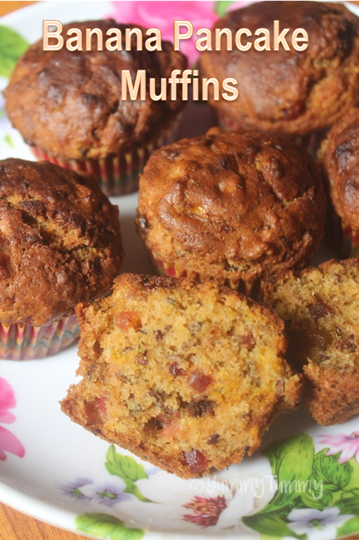 Banana Pancake Muffins Recipe Easy Breakfast Muffin Recipe
